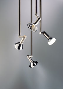 spot suspension / à LED / halogène / rond