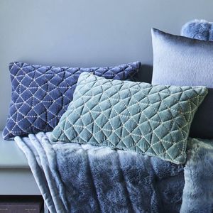 tissu d'ameublement / à motif / en polyester / en coton