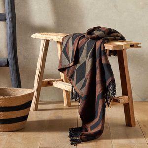 plaid en laine / en coton