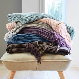plaid en coton
