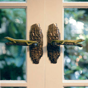 poignée de porte / en bronze / contemporaine