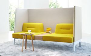 canapé modulable / contemporain / en tissu / pour établissement public
