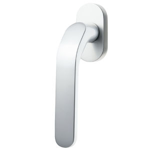 poignée de fenêtre / en aluminium / contemporaine / aspect argenté