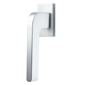 poignée de fenêtre / en aluminium / contemporaine / aspect argenté