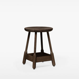 tabouret contemporain / en chêne / en hêtre