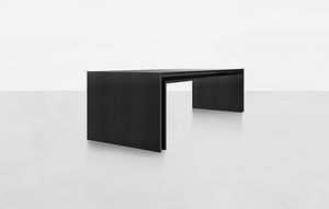 table gigogne contemporaine / en bois / rectangulaire