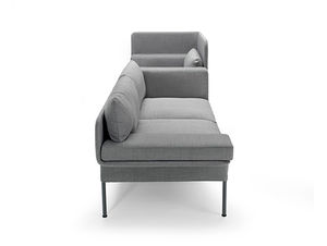 canapé modulable / design scandinave / en tissu / pour établissement public