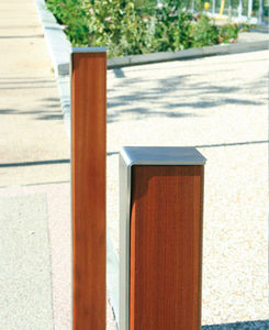 borne de protection / en acier inoxydable / haute