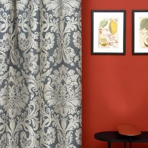 tissu d'ameublement / pour rideaux / mural / damas