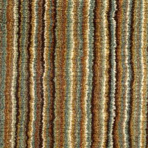 tapis contemporain / à rayures / en laine / en polyamide