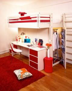 lit mezzanine / simple / contemporain / pour enfant (unisexe)