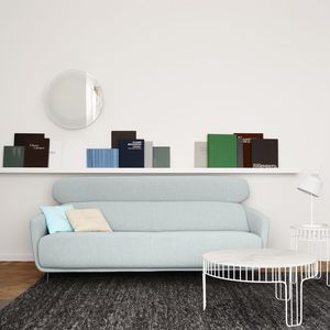 canapé contemporain / en tissu / en cuir / par Éric Jourdan