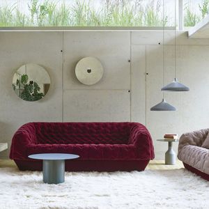 canapé contemporain / en tissu / 2 places / 3 places