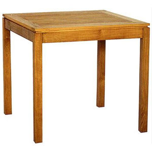 table contemporaine / en teck / rectangulaire / de jardin