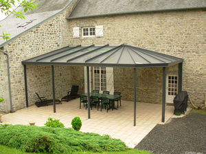auvent pour terrasse / en aluminium