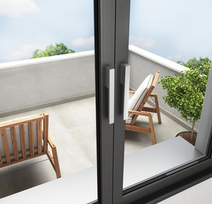 poignée pour fenêtre coulissante / en aluminium / design minimaliste