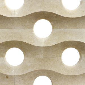 cloison séparatrice fixe / en marbre / de bureau / à usage résidentiel