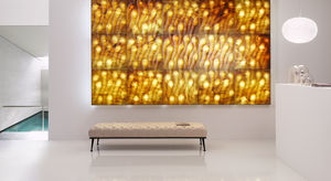 panneau décoratif en marbre / mural / rétroéclairé / 3D