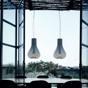 lampe suspension / contemporaine / en aluminium / en acier inoxydable