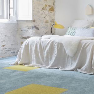 moquette en dalles / tuftée / en polyamide / à usage résidentiel