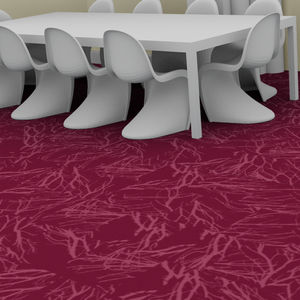 moquette en dalles / bouclée / structurée / en polyamide