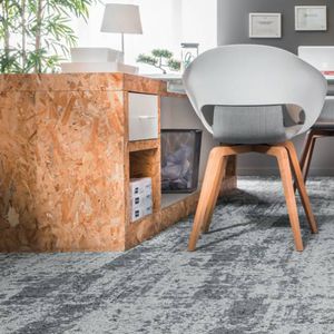 moquette en dalles / bouclée / structurée / en polyamide