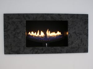 cheminée à gaz / contemporaine / design original / traditionnelle