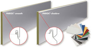 panneau sandwich pour mur / pour cloison / pour plafond / face métallique