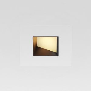 downlight encastré / à LED / carré / en fonte d'aluminium