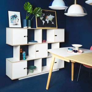 étagère murale / modulable / contemporaine / en bouleau