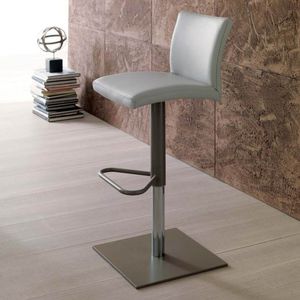 chaise de bar contemporaine / tapissée / pivotante / à hauteur réglable