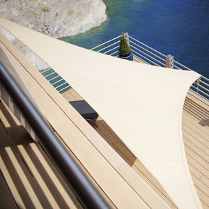 voile d'ombrage imperméable / sur mesure / professionnelle / triangulaire