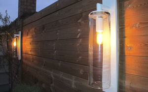 applique murale contemporaine / de jardin / en verre / en aluminium