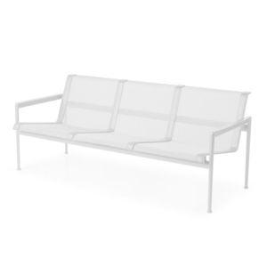 canapé contemporain / de jardin / en résille / en acier