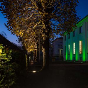 luminaire encastrable au sol / à LED / rond / d'extérieur