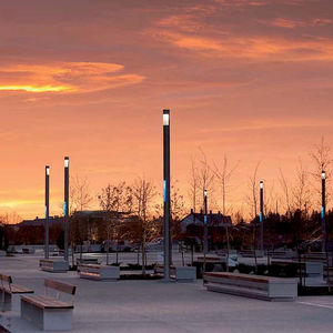 colonne lumineuse contemporaine / en aluminium / en PMMA / à LED
