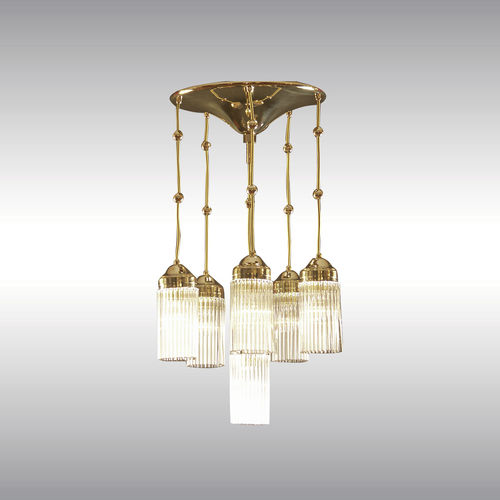 Lustre Classique 21202 Woka Lamps Vienna En Cristal En Laiton