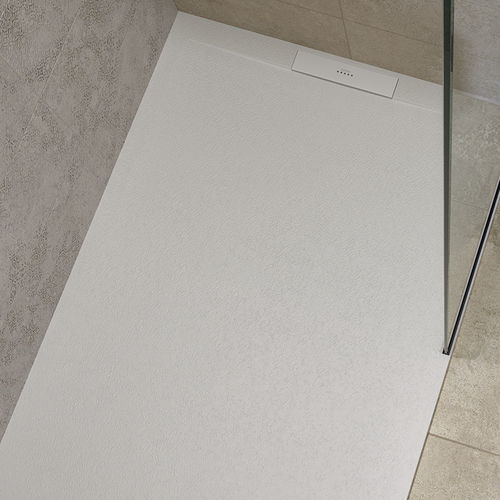 Bac à douche rectangulaire WEST ZENON SMART SOLID SURFACE à poser