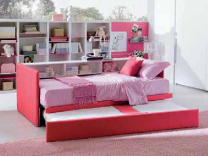 Lit gigogne / contemporain / en tissu / pour enfant casper ... Lit pour enfant fille