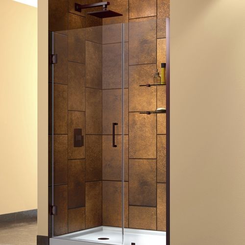 Paroi De Douche Battante Unidoor Dreamline Fixe En Niche En