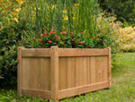 Jardini�re : bac � fleurs en bois pour espaces publics  Silverwood