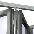 baie vitrée en aluminium / pliante / coulissante - CF 77
