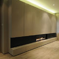 cheminée encastrée / à gaz / à foyer fermé / contemporaine - LUNA DIAMOND 1300H