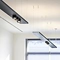 luminaire carré / suspendu / à LED / par Antonio Citterio - MINI BEAM: 1 + 3
