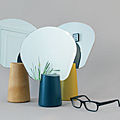 miroir à poser / contemporain / en pierre naturelle - PING PONG