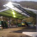 panneau en polycarbonate pour toiture / avec ossature en aluminium - Politram Concept 16 et 32 mm