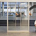 porte pour bâtiment tertiaire / coulissante / automatique - SLIMDRIVE SL NT/ SL NT-FR