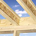 poutre en bois / lamellé-collé / en I / avec âme en OSB - FINNJOIST