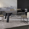 table contemporaine / en verre / en bois / massive - CLARK by Rodolfo Dordoni