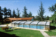 abri de piscine mi-haut